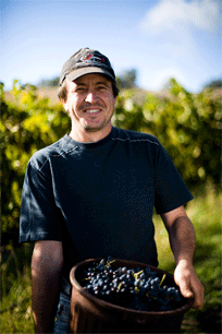 Don with his grapes